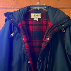 L.L. Bean winter lined hooded jacket.